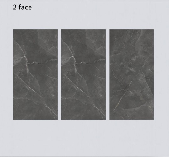 GLORY | Tiles | 24 X 48 | 612GY029B | Floor Tile | Polished | Grey | AAA Quality