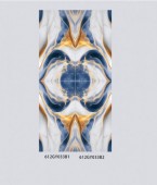 GLORY | Tiles | 24 X 48 | 612GY033B1-B2 | Floor Tile | Polished | Blue White | AAA Quality
