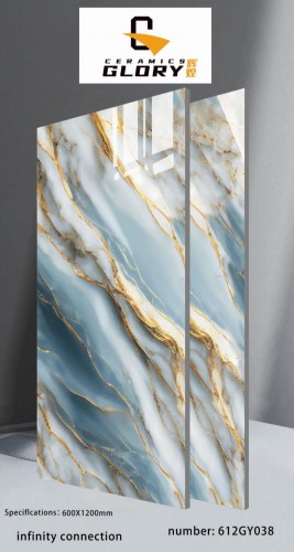 GLORY | Tiles | 24 X 48 | 612GY038 | Floor Tile | Polished | Sage White | AAA Quality