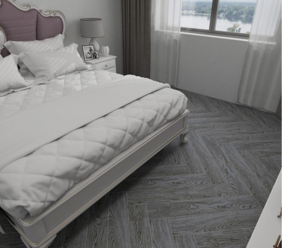 TIME  | Tiles | 6 X 36 | YM19006 | Floor Tile | Matt | Metalic Grey | AAA Quality