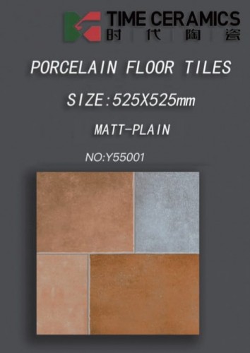 TIME | Tiles | 21 X 21 | Y55001 | Floor Tile | Matt | Light Brown | AAA Quality