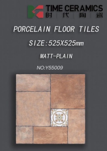 TIME | Tiles | 21 X 21 | Y55009 | Floor Tile | Matt | Metalic Brown | AAA Quality