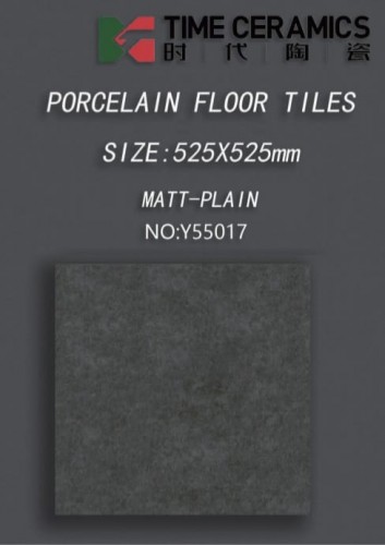 TIME | Tiles | 21 X 21 | Y55017 | Floor Tile | Matt | Grey | AAA Quality
