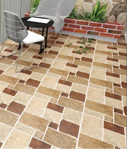 TIME | Tiles | 21 X 21 | YM55051 | Floor Tile | Matt | Ivory Brown | AAA Quality
