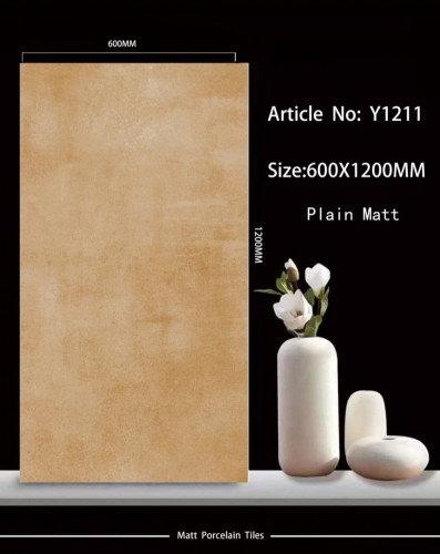 TIME | Tiles | 24 X 48 | Y1211 | Floor Tile | Matt | Ivory | AAA Quality