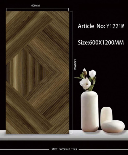 TIME | Tiles | 24 X 48 | Y1221M | Floor Tile | Matt | Wood | AAA Quality