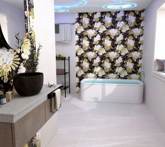 TIME | Tiles | 24 X 48 | Y1233M | Floor Tile | Matt | Ivory | AAA Quality