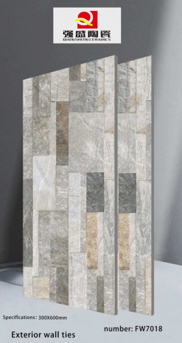 QIANG SHENG | Tiles | 12 X 24 | FW6018 | Wall Tile | Matt | Grey | Prime