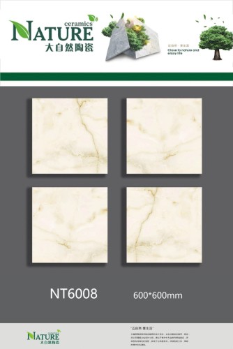 NATURE | Tiles | 24 X 24 | NT6008 | Floor Tile | Polished | Ivory | AAA Quality