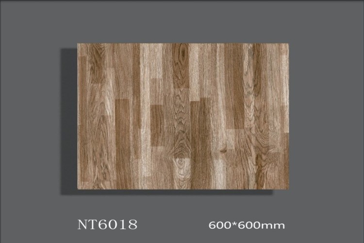 NATURE | Tiles | 24 X 24 | NT6018 | Floor Tile | Polished | Wood Brown | AAA Quality