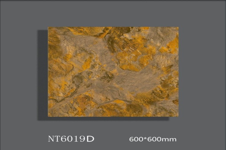 NATURE | Tiles | 24 X 24 | NT6019D | Floor Tile | Polished | Metalic Brown | AAA Quality