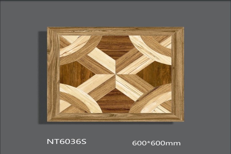 NATURE | Tiles | 24 X 24 | NT6036S | Floor Tile | Polished | Wood Brown | AAA Quality
