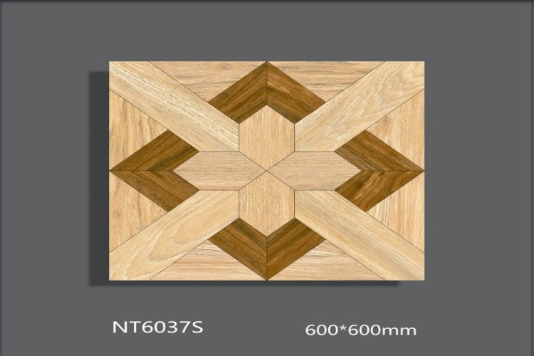 NATURE | Tiles | 24 X 24 | NT6037S | Floor Tile | Polished | Wood Brown | AAA Quality
