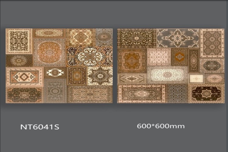 NATURE | Tiles | 24 X 24 | NT6041S | Floor Tile | Polished | Metalic Brown | AAA Quality