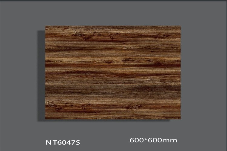 NATURE | Tiles | 24 X 24 | NT6047S | Floor Tile | Polished | Wood Brown | AAA Quality
