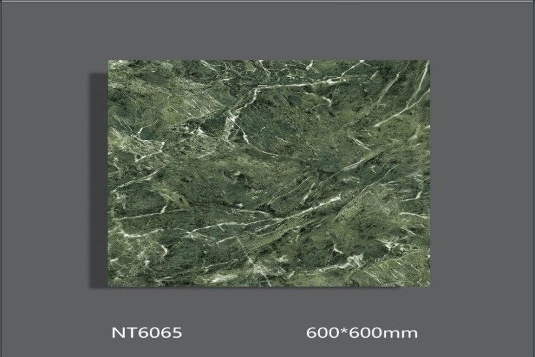 NATURE | Tiles | 24 X 24 | NT6065 | Floor Tile | Polished | Sage  Green | AAA Quality