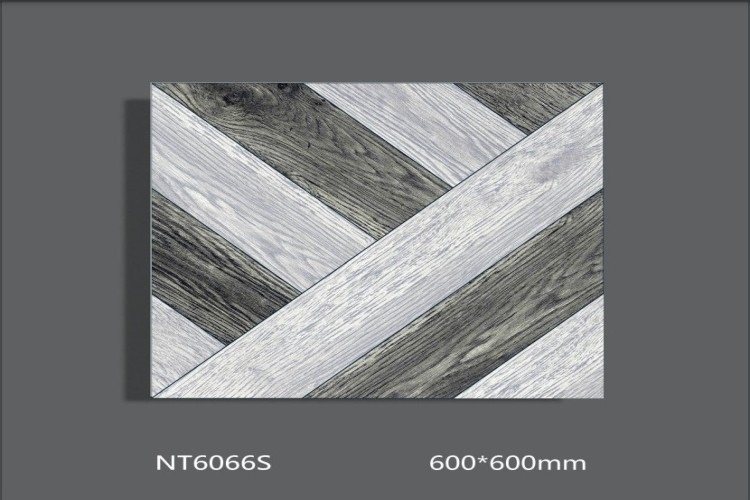 NATURE | Tiles | 24 X 24 | NT6066S | Floor Tile | Polished | Wood Grey | AAA Quality