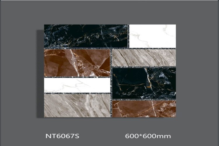 NATURE | Tiles | 24 X 24 | NT6067S | Floor Tile | Polished | Multicolour | AAA Quality
