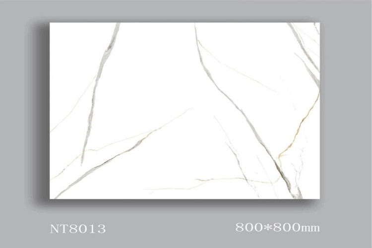 NATURE | Tiles | 32 X 32 | NT80013 | Floor Tile | Polished | White | AAA Quality