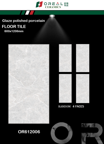 OREAL | Tiles | 24 X 48 | OR612006 | Floor Tile | Polished | Grey | Prime