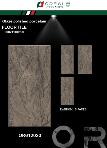 OREAL | Tiles | 24 X 48 | OR612020 | Floor Tile | Polished | Metalic Brown | Prime