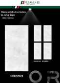 OREAL | Tiles | 24 X 48 | OR612023 | Floor Tile | Polished | Grey | Prime