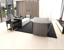KEMPINS | Tiles | 24 X 24 | KP6001 | Floor Tile | Polished | Ivory | Prime