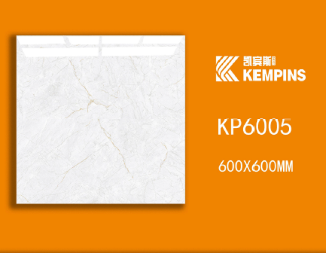 KEMPINS | Tiles | 24 X 24 | KP6005 | Floor Tile | Polished | White | Prime