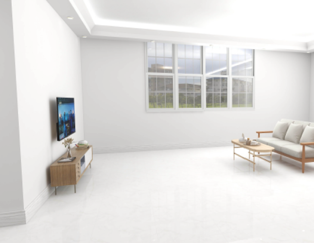 KEMPINS | Tiles | 24 X 24 | KP6010 | Floor Tile | Polished | White | Prime