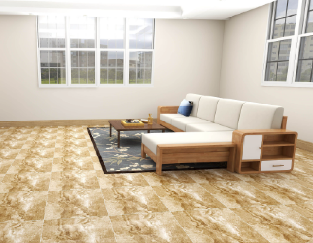 KEMPINS | Tiles | 24 X 24 | KP6011 | Floor Tile | Polished | Ivory Brown | Prime