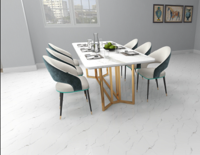 KEMPINS | Tiles | 24 X 24 | KP6017 | Floor Tile | Polished | White | Prime