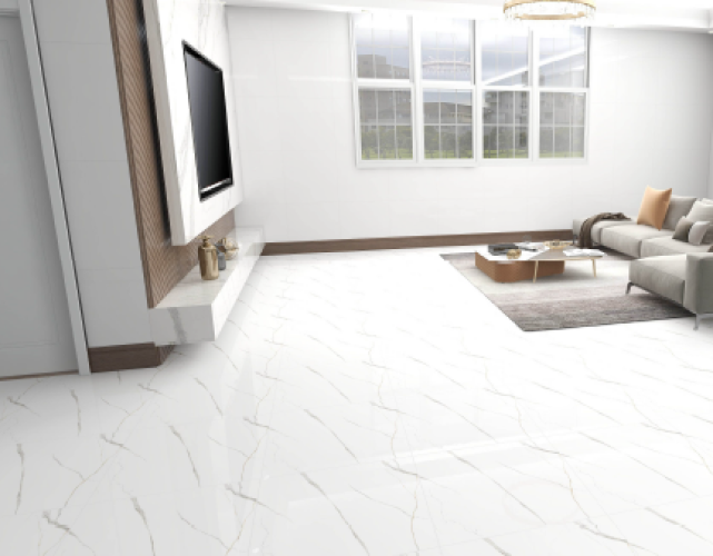 KEMPINS | Tiles | 24 X 24 | KP6020 | Floor Tile | Polished | White | Prime