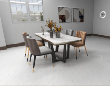 KEMPINS | Tiles | 24 X 24 | KP6030 | Floor Tile | Polished | White | Prime