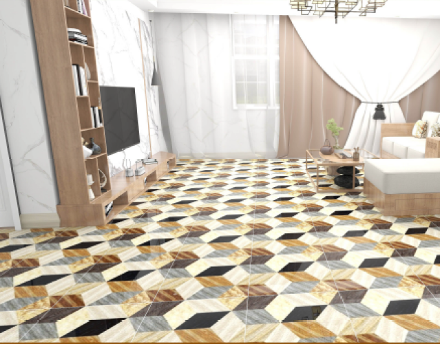 KEMPINS | Tiles | 24 X 24 | KP6036 | Floor Tile | Polished | Multicolour | Prime