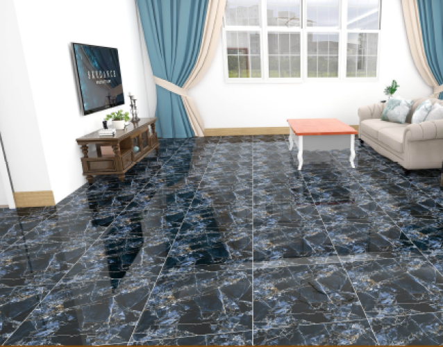 KEMPINS | Tiles | 24 X 24 | KP6042BH | Floor Tile | Polished | Metalic Brown | Prime