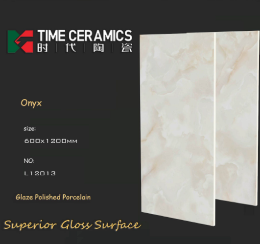 TIME | Tiles | 24 X 48 | L1-2013 | Floor Tile | Polished | Ivory | AAA Quality