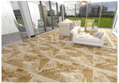 TIME | Tiles | 24 X 48 | L1-2030 | Floor Tile | Polished | Ivory Brown | AAA Quality