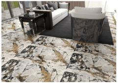 TIME | Tiles | 24 X 48 | L1-2033 | Floor Tile | Polished | Ivory Brown | AAA Quality