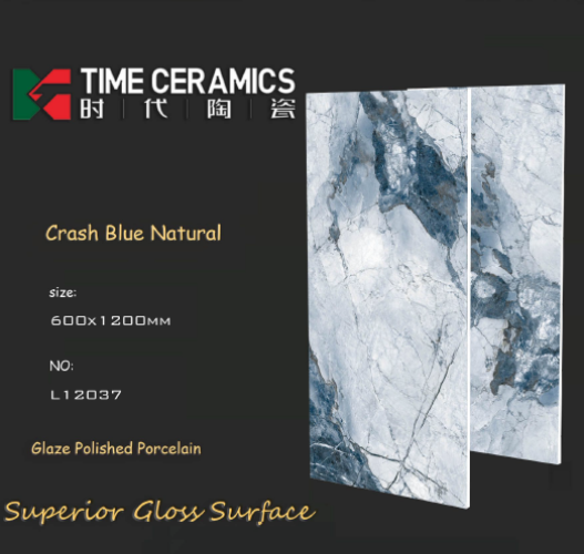 TIME | Tiles | 24 X 48 | L1-2037 | Floor Tile | Polished | Grey | AAA Quality