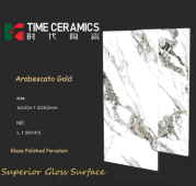 TIME | Tiles | 24 X 48 | L1-2045 | Floor Tile | Polished | White | AAA Quality