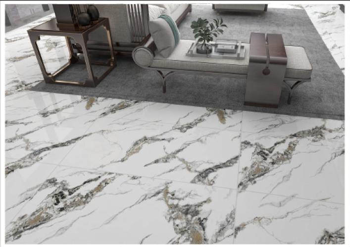 TIME | Tiles | 24 X 48 | L1-2045 | Floor Tile | Polished | White | AAA Quality