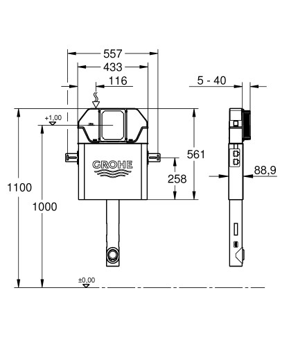 Grohe | Sanitary Fitting | Solo Slim-3969400
