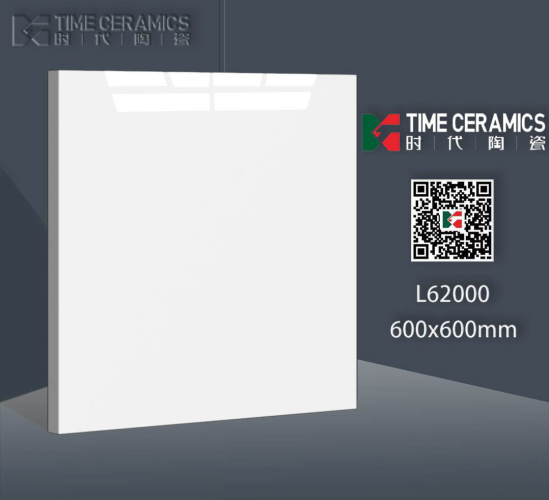TIME | Tiles | 24 X 24 | L62000 | Floor Tile | Polished | White | AAA Quality