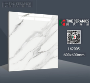 TIME | Tiles | 24 X 24 | L62005 | Floor Tile | Polished | White | AAA Quality