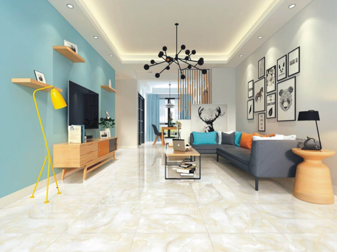 TIME | Tiles | 24 X 24 | L62006 | Floor Tile | Polished | Ivory | AAA Quality