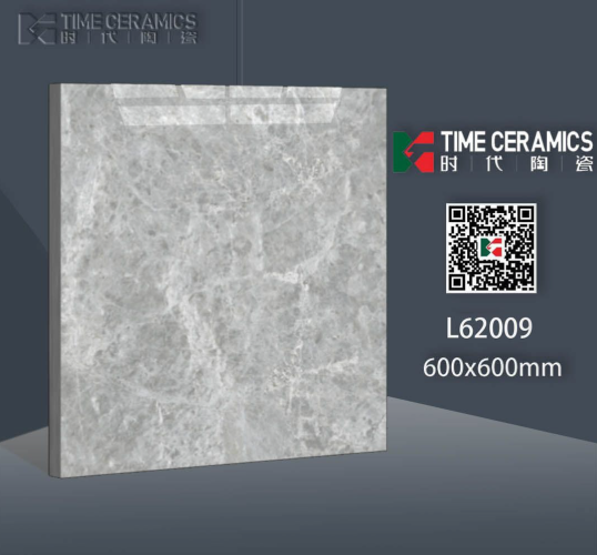 TIME | Tiles | 24 X 24 | L62009 | Floor Tile | Polished | Grey | AAA Quality