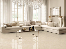 TIME | Tiles | 24 X 24 | L62021 | Floor Tile | Polished | Ivory | AAA Quality