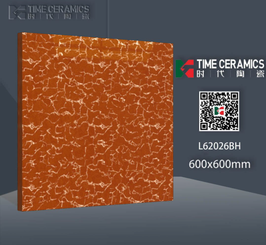TIME | Tiles | 24 X 24 | L62026BH | Floor Tile | Polished | Burgandy | AAA Quality