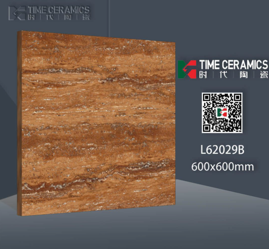TIME | Tiles | 24 X 24 | L62029B | Floor Tile | Polished | Metalic Brown | AAA Quality