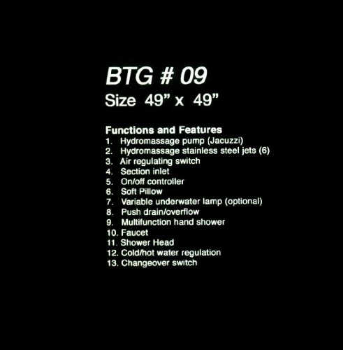 BATH TEC | Sanitary Fitting | BTG09